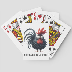 Morning Rooster - Fock-a-doodle-doo! Playing Cards