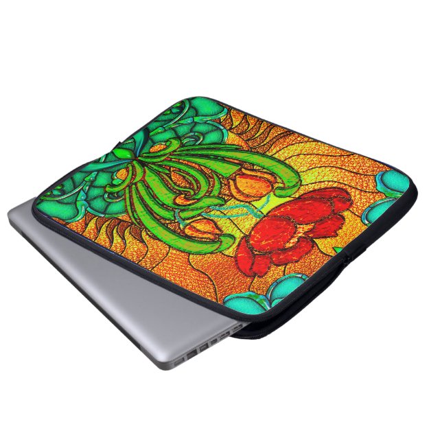 Morning Rose - Neoprene Laptop Sleeve (Front Bottom)