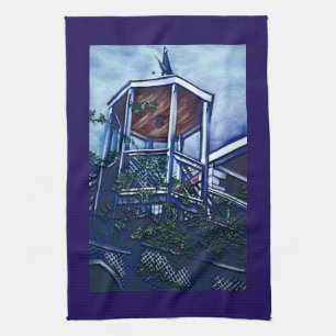 Morning’s light, Harbour Island Tea Towel