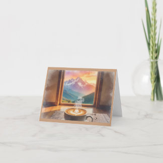 Morning Serenity Thank You Card