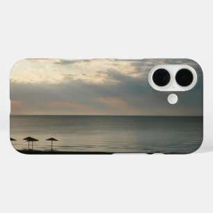 Morning sky over beach in Greece Scenery Photo iPhone 16 Case