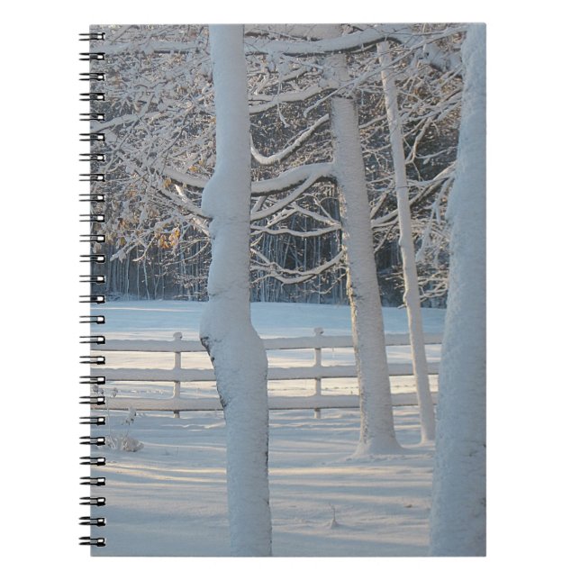 Morning Snow Notebook (Front)
