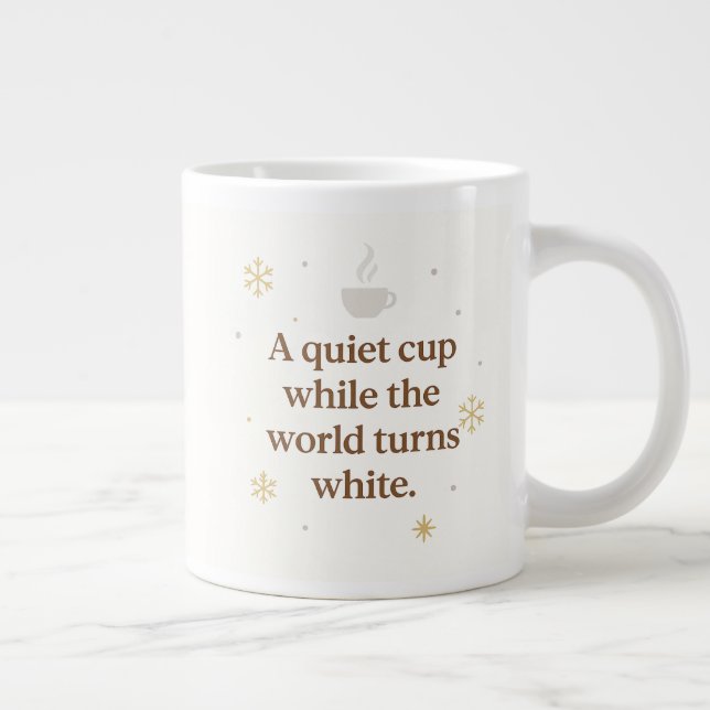 Morning Snowfall | A Quiet Cup | Winter Mug (Right)