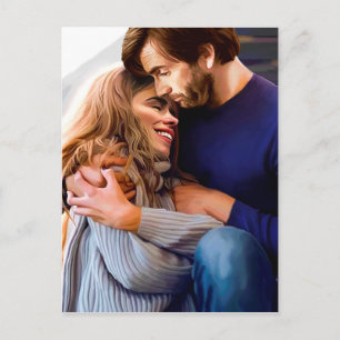 Morning Snuggle Postcard