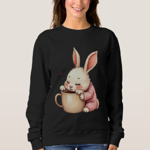 Morning Snuggles Bunny Brew Bliss Cocoa & Cuddles  Sweatshirt