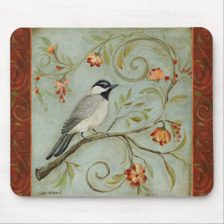 Morning Song Chickadee by Kate McRostie Mouse Pad
