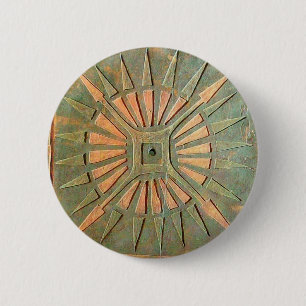 MORNING STAR 6 CM ROUND BADGE