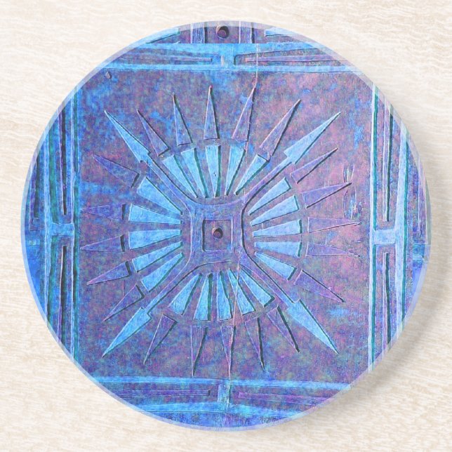MORNING STAR , blue Coaster (Front)
