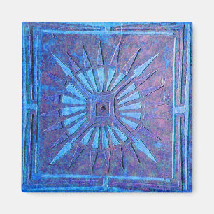 MORNING STAR ,blue Magnet