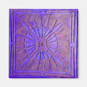 MORNING STAR ,blue purple Magnet