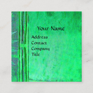 MORNING STAR Green Square Business Card
