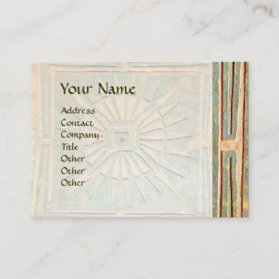 MORNING STAR , MONOGRAM BUSINESS CARD