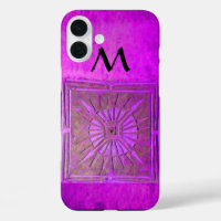 MORNING STAR , Purple ,Black, Monogram