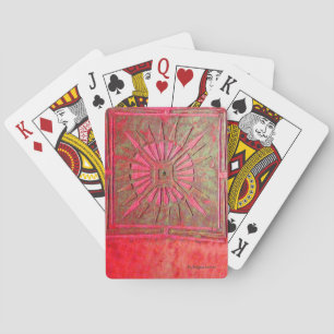 MORNING STAR Red Green Playing Cards