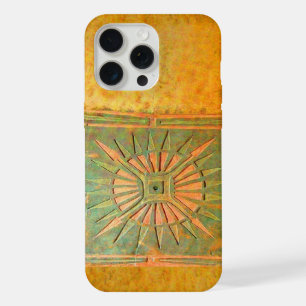 MORNING STAR ,Yellow,Brown,White iPhone 15 Pro Max Case