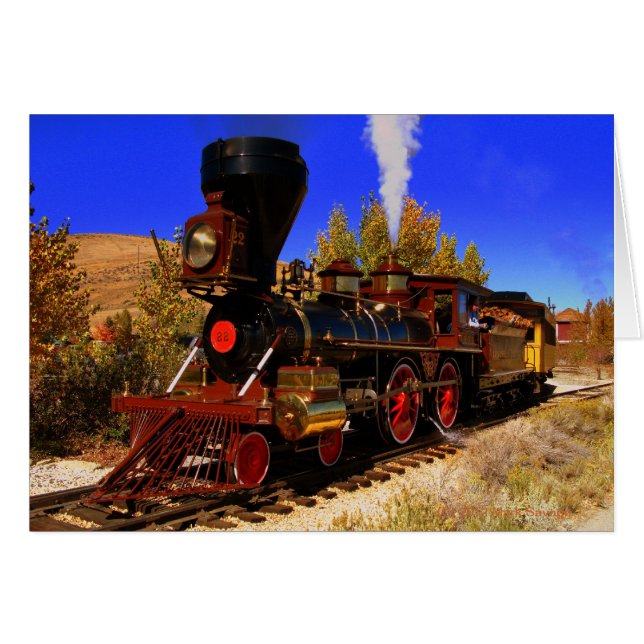 Morning Steam Up on The V&T (Front Horizontal)