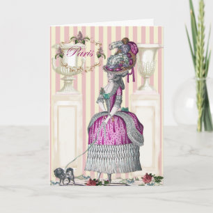 Morning stroll down the Champs-Élysées Happy Birth Card