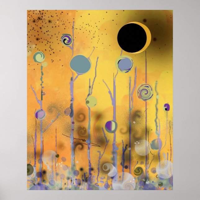 Morning Sun - Abstract Poster (Front)