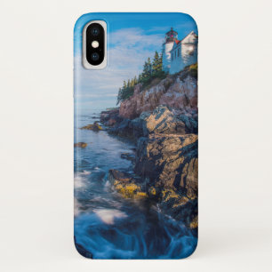 Morning Sun At Bass Harbour Lighthouse iPhone X Case