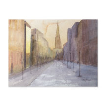 MORNING SUN,  POSTCARD