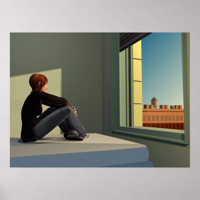 Morning sun poster (Front)