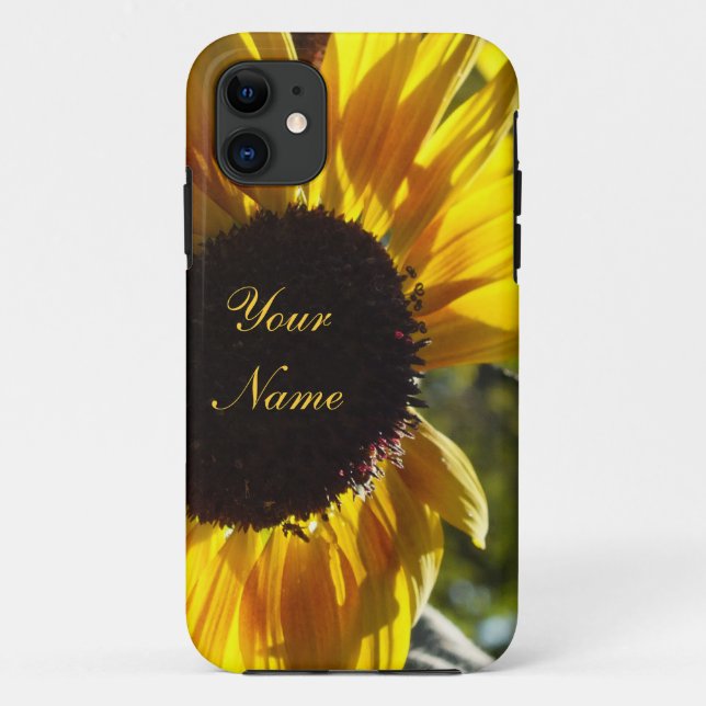 Morning Sunflower Customisable Case-Mate iPhone Case (Back)