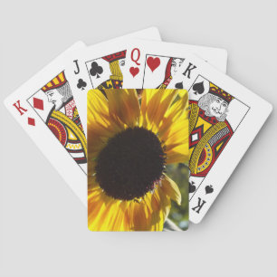 Morning Sunflower Customisable Playing Cards