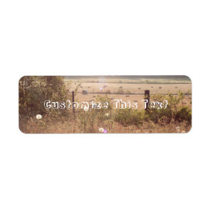 Morning Sunlight Return Address Label