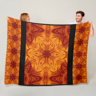 Morning Sunrise Wildflower Flower 4 Fleece Blanket