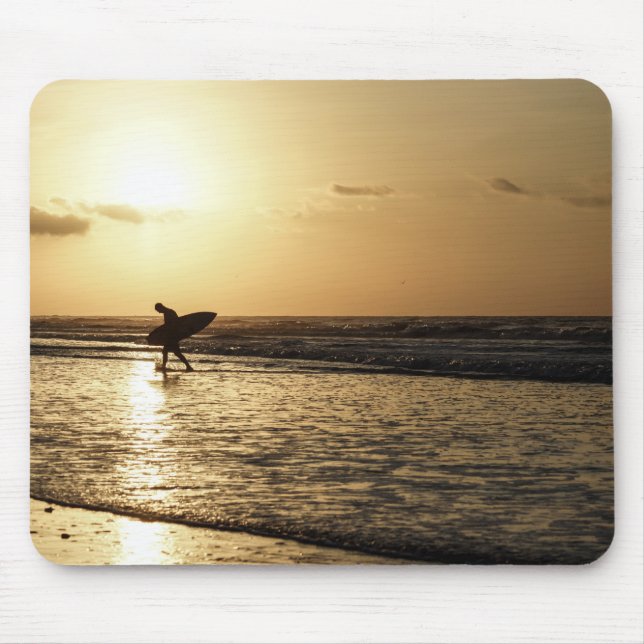 Morning Surfer Mouse Pad (Front)