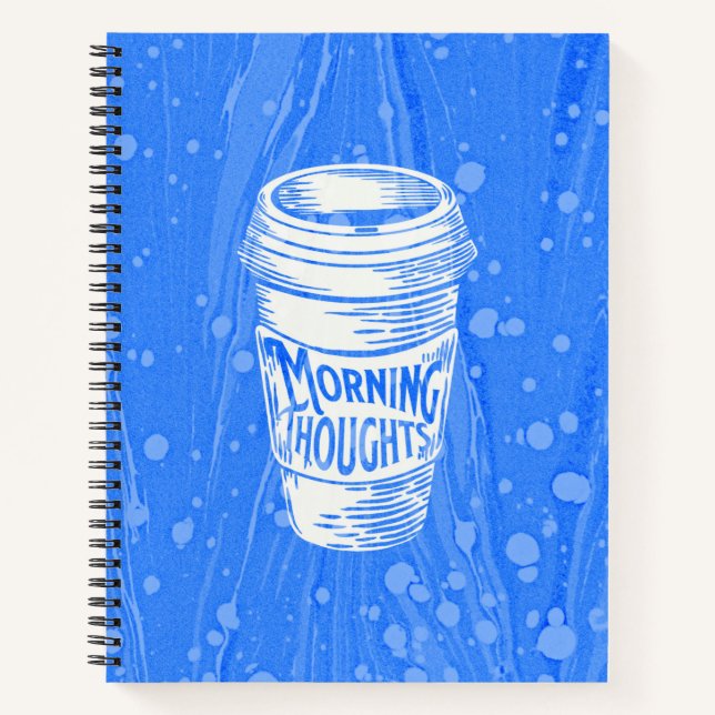 Morning Thoughts over Coffee Notebook  (Front)