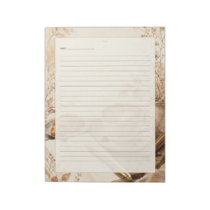 Morning Thoughts Page (Coffee Theme) Notepad