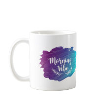 Morning Vibe Brush Stroke Mug