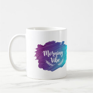 Morning Vibe Brush Stroke Mug