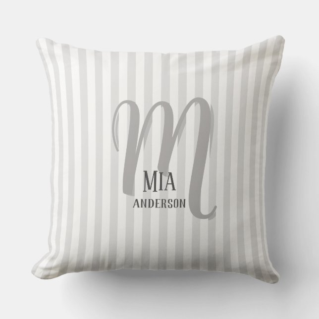 Morning Vibe Personalised Monogram Cushion (Front)