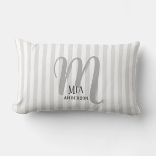 Morning Vibe Personalised Monogram Lumbar Cushion