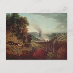 Morning view of Coalbrookdale, 1777 Postcard
