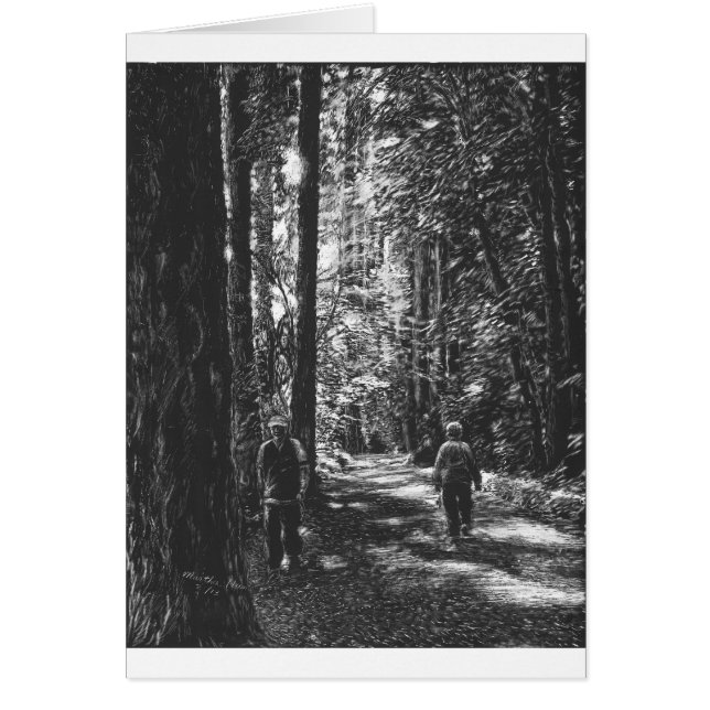 Morning walk at dawn (Front)