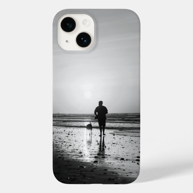 Morning Walk Grayscale Case-Mate iPhone Case (Back)