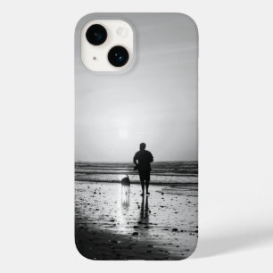 Morning Walk Grayscale iPhone Case