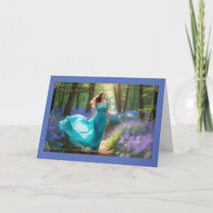 Morning Walk Woman's Birthday Card