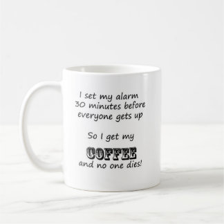 Morning Warning Coffee Mug