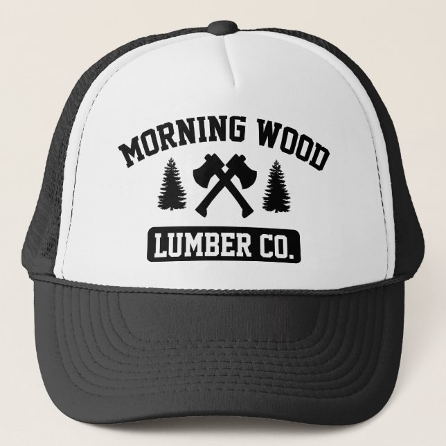 Morning Wood Lumber Co. Trucker Hat (Front)