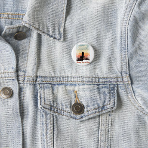 morning yoga with mum 3 cm round badge