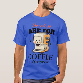 Mornings Are For Coffee And Contemplation boy T-Shirt