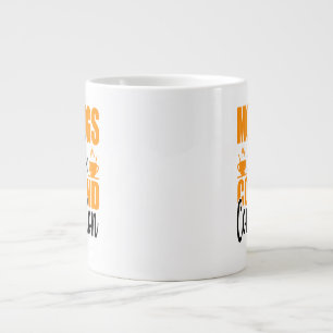 Mornings Are For Coffee And Contemplation Large Coffee Mug