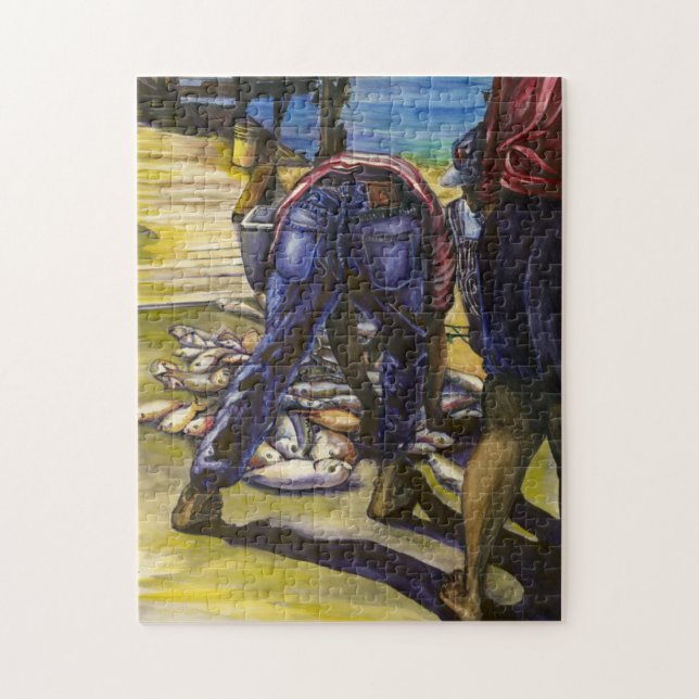 Morning's Catch, Harbour Island Jigsaw Puzzle (Vertical)