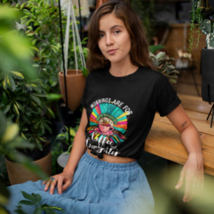Mornings Coffee Creativity Vibrant Colours Caffein T-Shirt