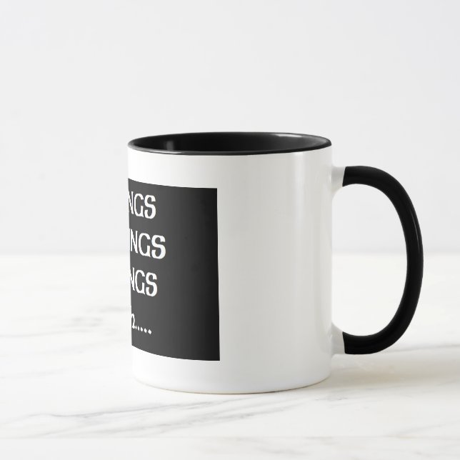 mornings coffee mug (Right)