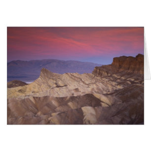 Mornings first light on Zabriskie Point and 2